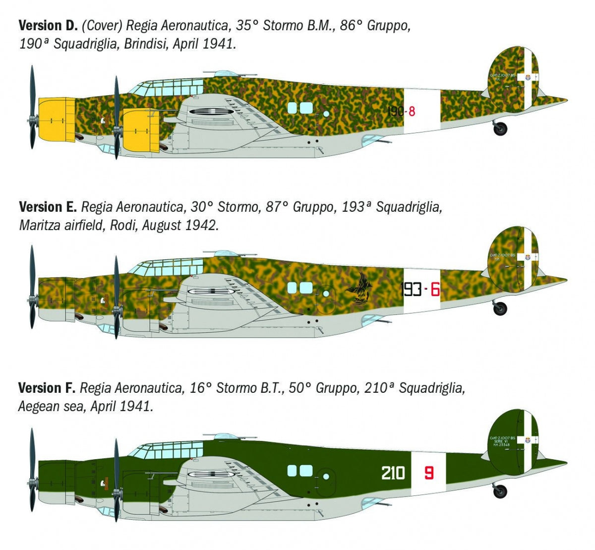 Italeri 1479 CANT Z.1007 Alcione 1/72