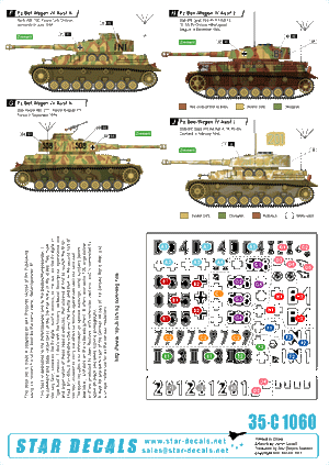 Star Decals 35-C1060 Befehlspanzer # 4 1/35 – Bild 2
