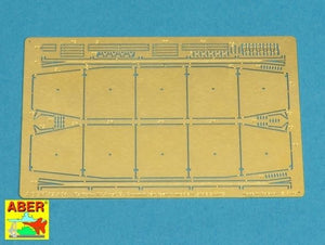 Aber 72A04 Side skirts for PzKpfw IV, Ausf.G, early Brummbar 1/72