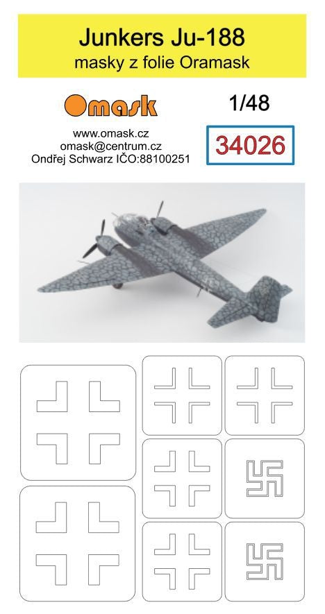 Omask 34026 Junkers Ju-188 1/48