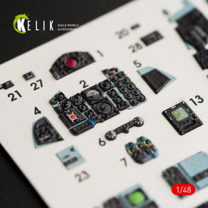 KELIK K48027 F-4B INTERIOR 3D DECALS FOR TAMIYA KIT 1/48 – zdjęcie 7