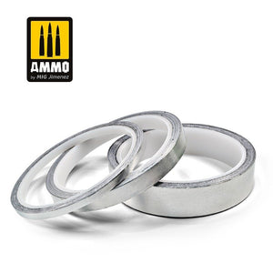 Ammo of Mig 8250 ALUMINUM TAPE 10 mm x 10 m (0.39 in x 32.8 ft) – image 2