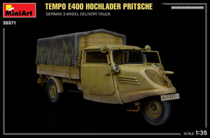 MiniArt 35371 Tempo E400 Hochlader Pritsche German 3-wheel delivery truck 1/35 – zdjęcie 2