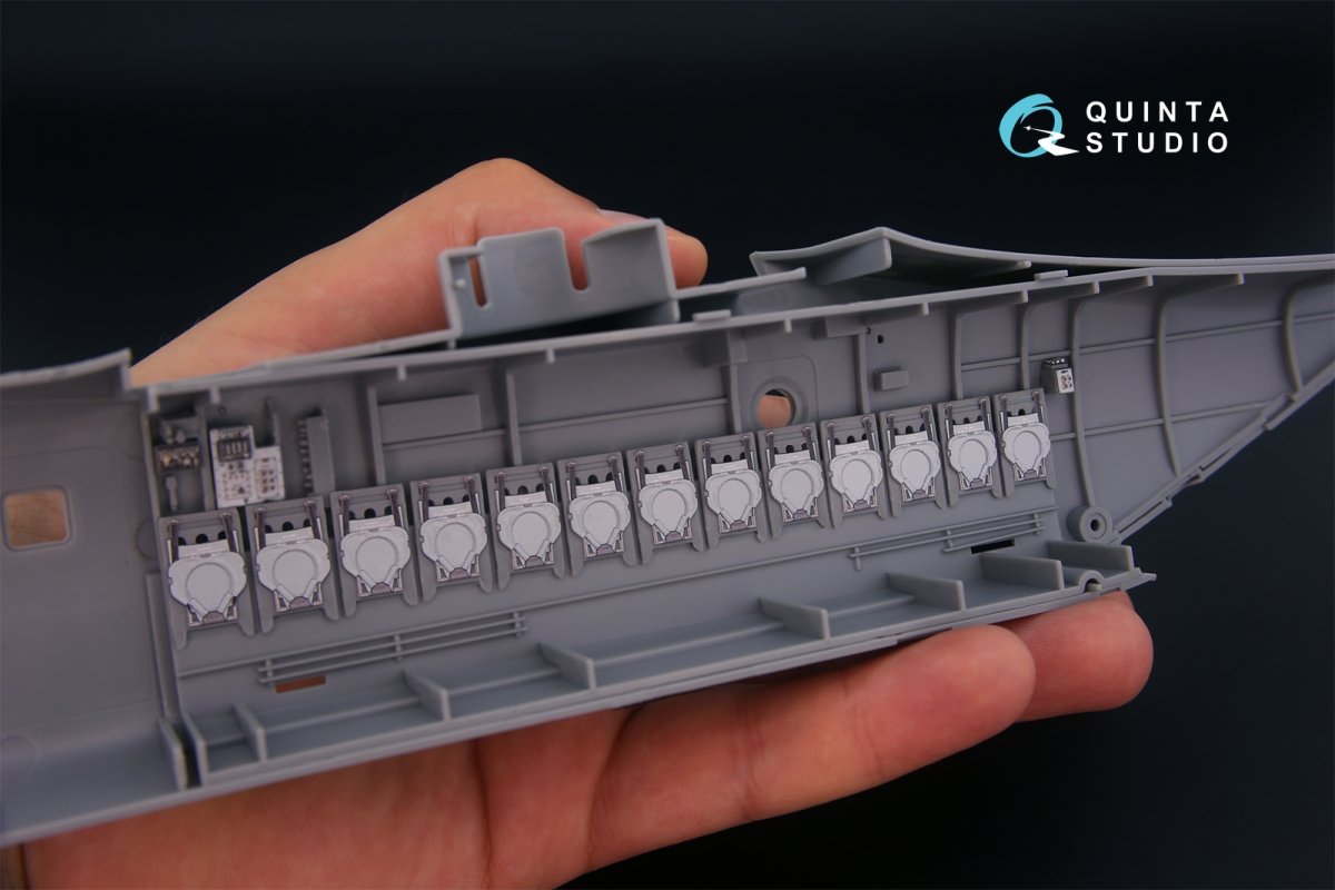 Quinta Studio QR48005 MV-22 Osprey folded seats (26 pcs) (for Hobby Boss kit) 1/48 – zdjęcie 6