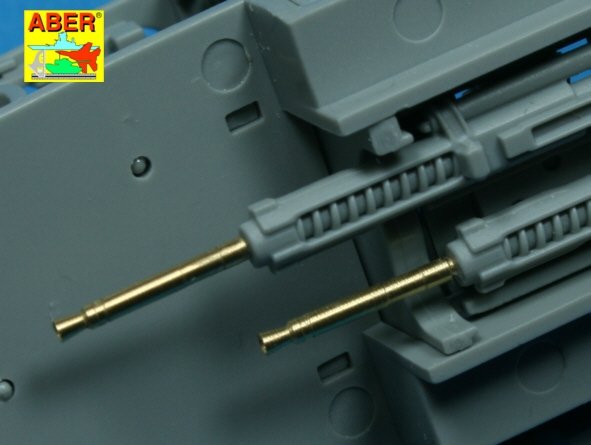 Aber A32008 Set of 4 barrels for German Oerlikon 20mm aircraft machine guns MG FF with sights 1/32 – image 4