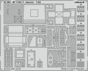 Eduard 32951 Bf 110C-7 interior REVELL 1/32 – zdjęcie 2