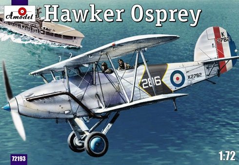 A-Model 72193 British naval fighter Hawker Osprey 1/72