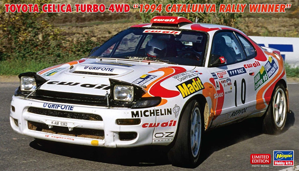 Hasegawa 20807 Toyota Celica Turbo 4WD "1994 Catalunya Rally Winner" 1/24