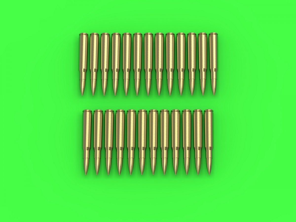 Master GM-35-023 M1919 Browning .30 caliber (7,62mm) - naboje (25sztuk) 1/35 – zdjęcie 3
