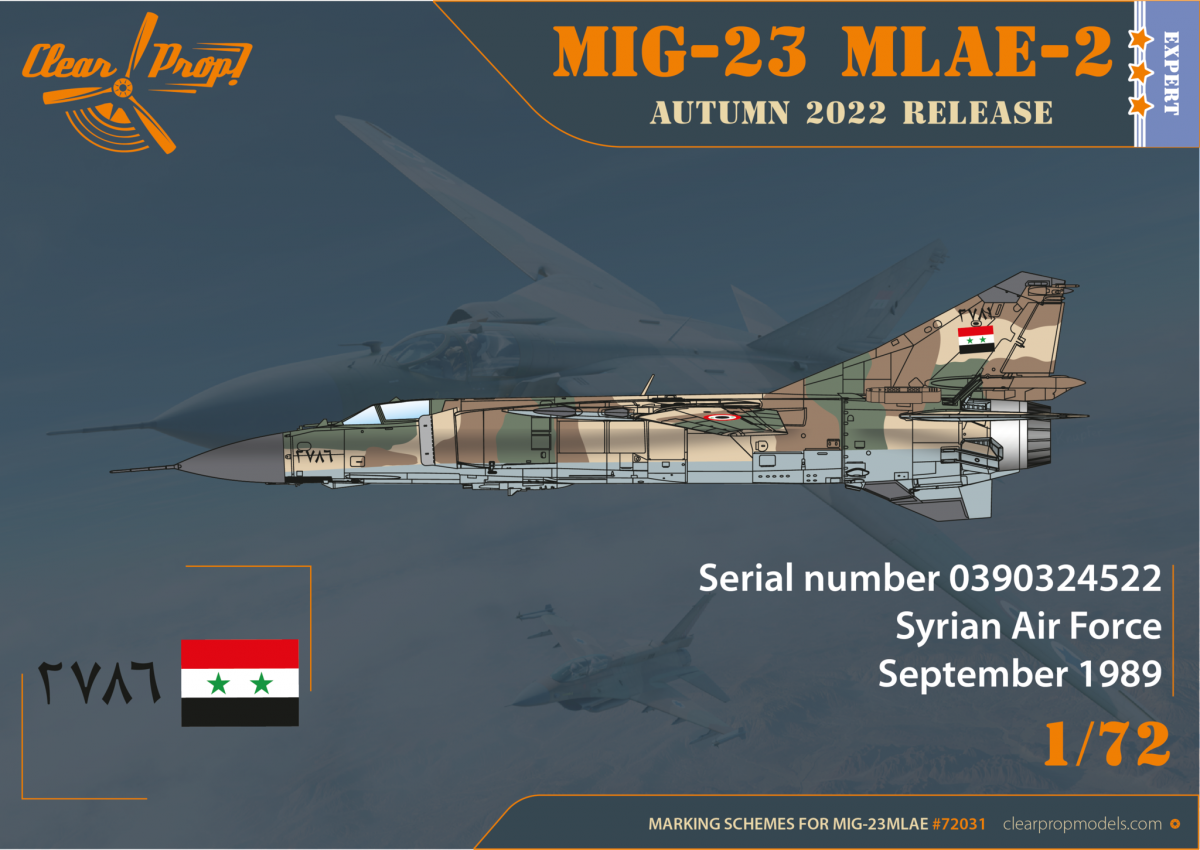 Clear Prop! CP72031 MiG-23MLAE-2 Flogger-G EXPERT KIT 1/72 – image 8