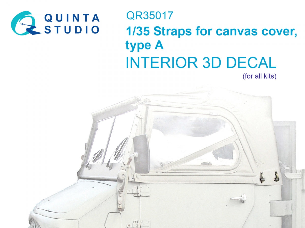 Quinta Studio QR35017 Straps for cancas cover, type A 1/35