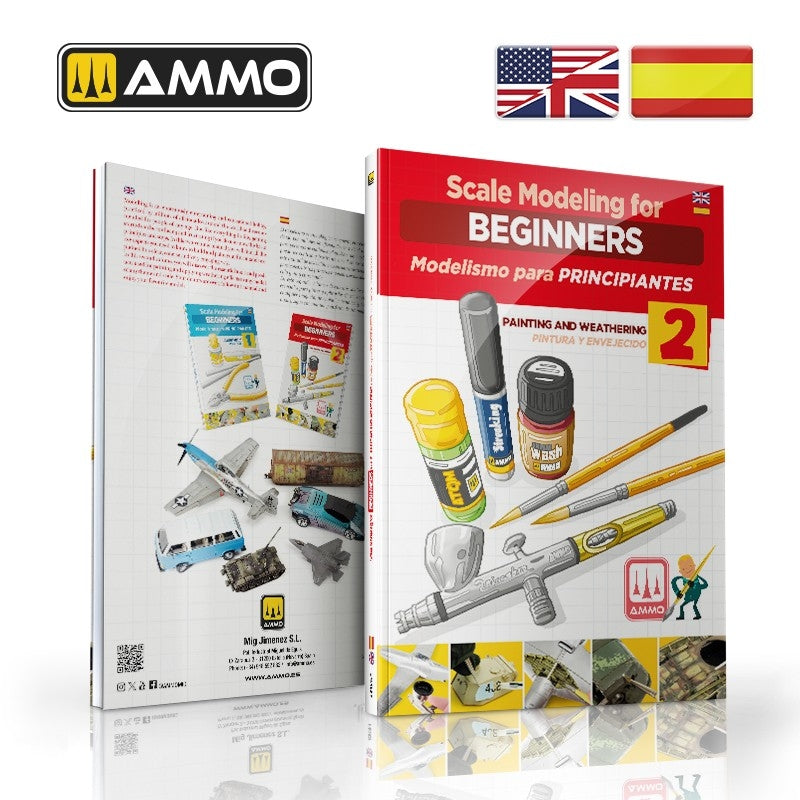 Ammo by Mig 6301 Scale Modeling for Beginners Vol. 2: Paint &amp;amp; Weathering (Bilingual) – zdjęcie 2