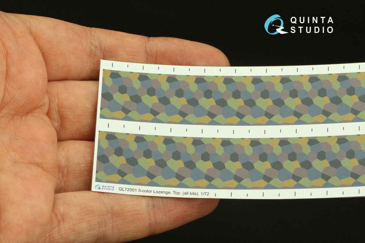 Quinta Studio QL72001 German WWI 5-Colour Lozenge (upper surface) 1/72 – zdjęcie 2