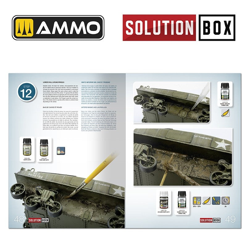 AMMO by Mig Jimenez 7728 SOLUTION BOX 22 – WWII USA ETO. Colors and Weathering System – image 10