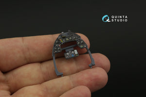 Quinta Studio QD32201 Macchi MC.202 Folgore Early 3D-Printed &amp;amp; colored Interior on decal paper (Italeri) 1/32 – image 7