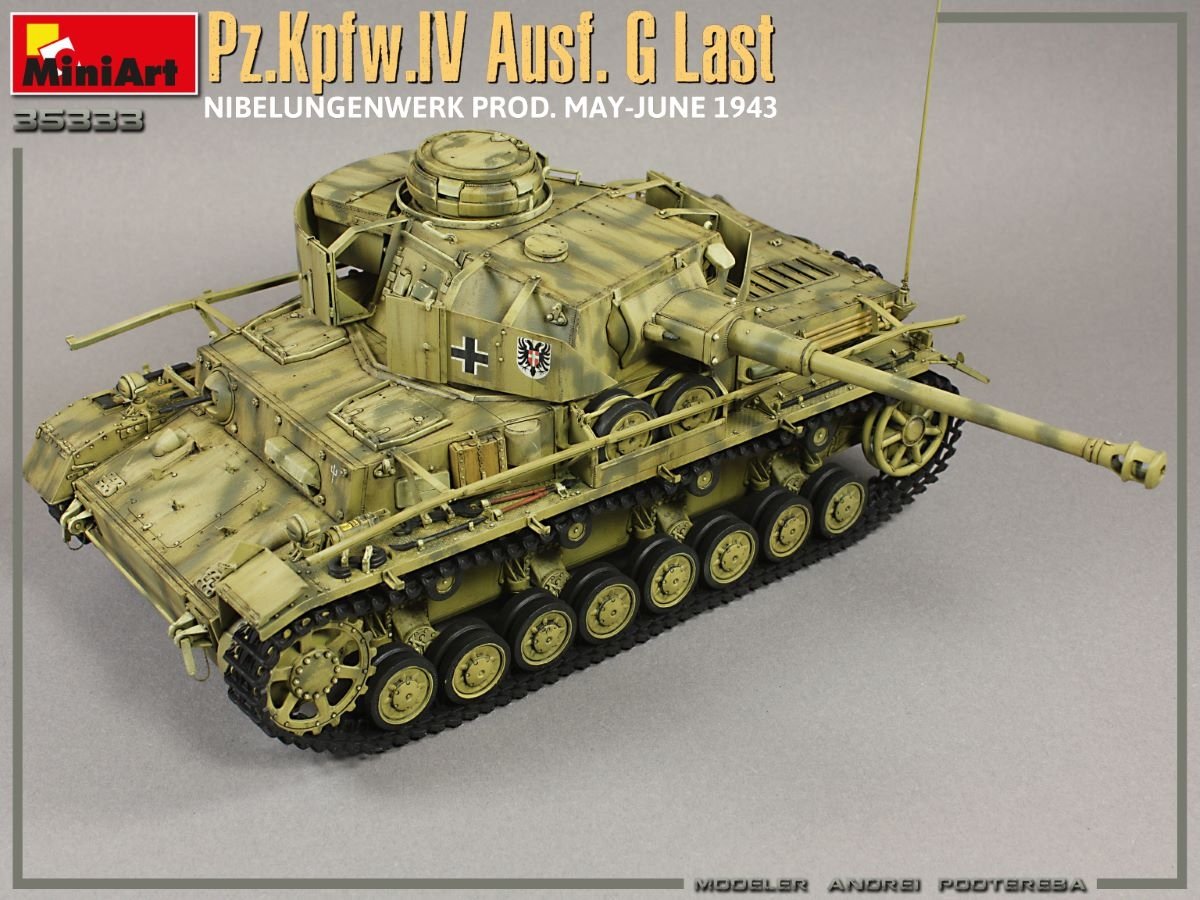 MiniArt 35333 Pz.Kpfw.IV Ausf. G Last/Ausf. H Early. NIBELUNGENWERK PROD. MAY-JUNE 1943. 2 IN 1 INTERIOR KIT 1/35 – zdjęcie 21