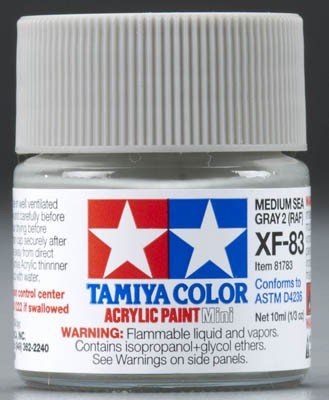 Tamiya XF83 Medium Sea Gray 2 RAF (81783) Acrylic paint 10ml – zdjęcie 2