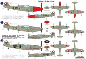 Kovozavody Prostejov KPM0218 Avia S-199 w/wing guns 1/72 – zdjęcie 2