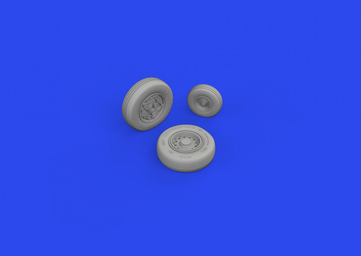 Eduard 648923 A-10C wheels Academy 1/48 – zdjęcie 3