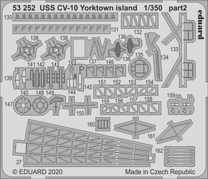 Eduard 53252 USS CV-10 Yorktown island 1/350 TRUMPETER – zdjęcie 2