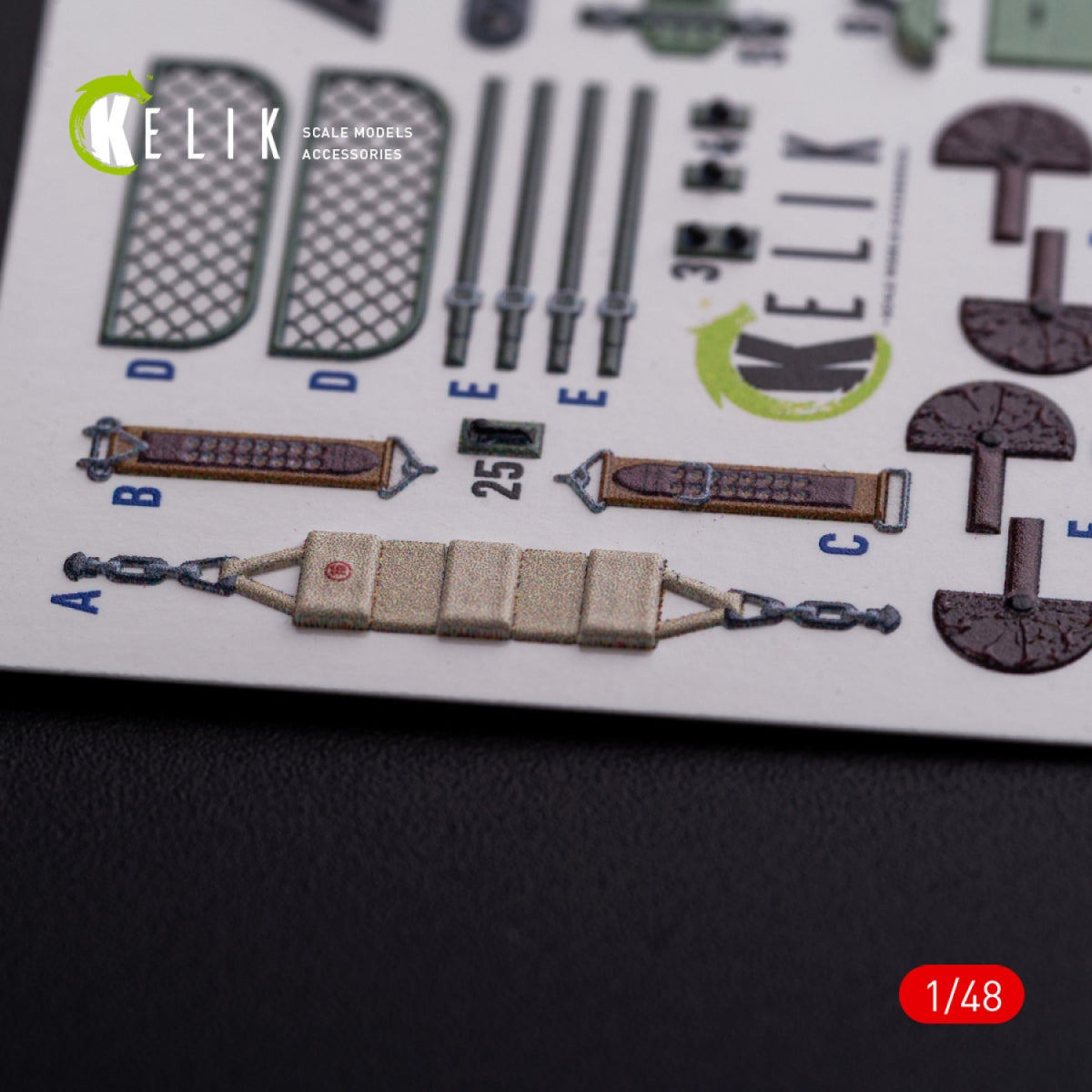 KELIK K48077 Ki-51 Sonia interior 3D decals for WingsyKits kit 1/48 – zdjęcie 7