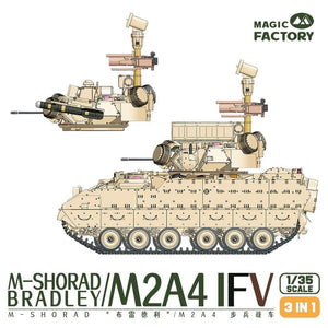 Magic Factory 2004 M-SHORAD Bradley M2A4 IFV 3-in-1 1/35 – zdjęcie 4