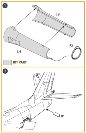 Clear Prop! CPA48055 F-86A engine exhaust endface for CP kits 1/48 – image 3