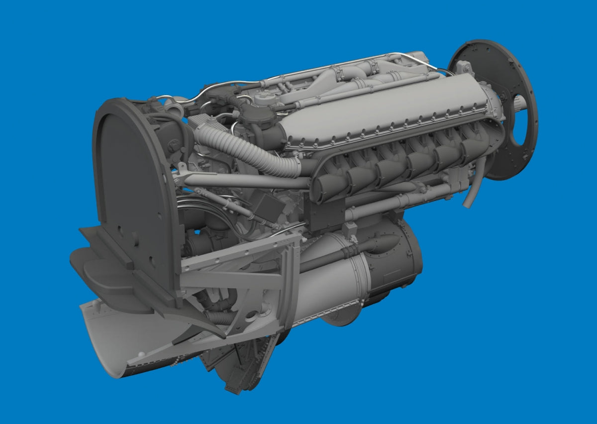 Eduard 6481069 P-40E engine PRINT Eduard 1/48 – imagen 2