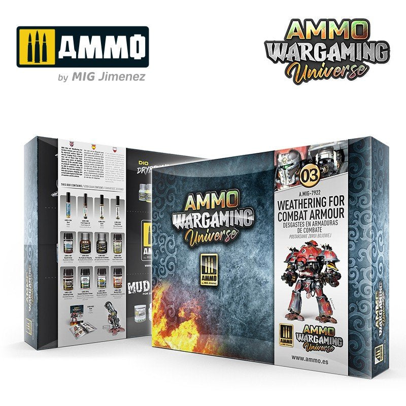 AMMO of Mig Jimenez 7922 AMMO WARGAMING UNIVERSE 03 - Weathering Combat Armour – zdjęcie 3