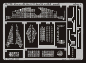 Eduard 35752 Zimmerit StuG. III Ausf. G waffle 1/35 Dragon – image 2