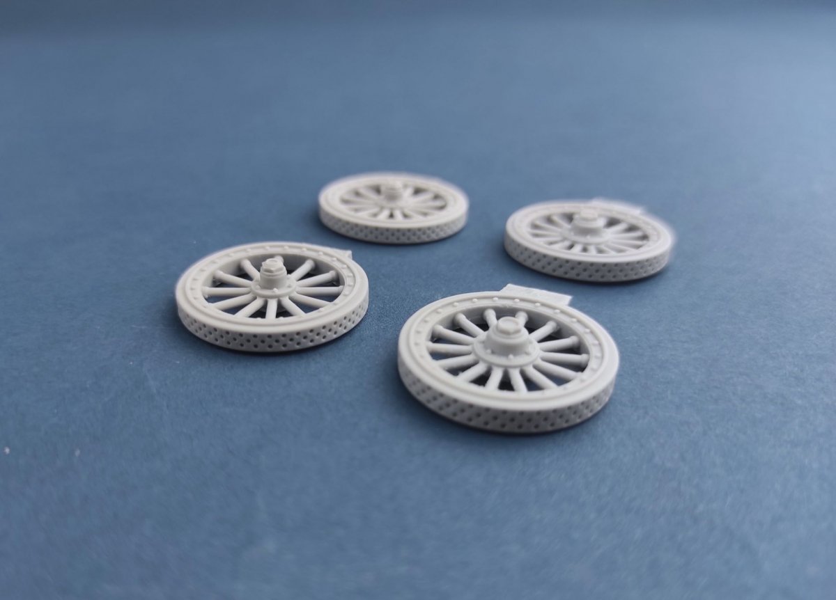 Copper State Models A35-008 Canadian Armoured MG Carrier resin wheels 1/35 – zdjęcie 2