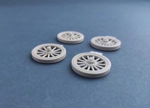 Copper State Models A35-008 Canadian Armoured MG Carrier resin wheels 1/35 – zdjęcie 2