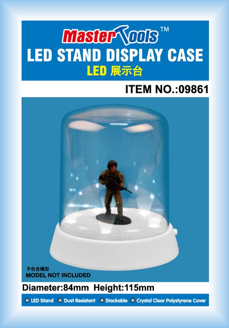 Trumpeter 09861 Led Stand Display Case 84X115mm – immagine 2