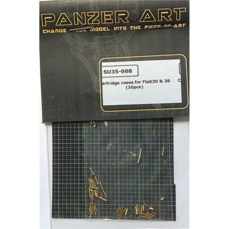 Étuis de cartouches Panzer Art SU35-008 pour Flak30/38 1/35
