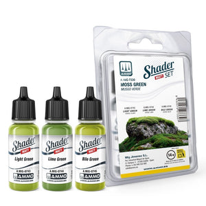 Ammo of Mig 7330 Matt SHADER Set Moss Green