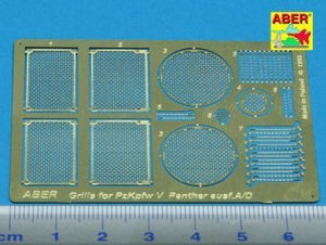 Aber 35G01 Grilles for german tank Grilles for PzKpfw V Ausf.A/D Panther (Sd.Kfz.181) 1/35 – Bild 2