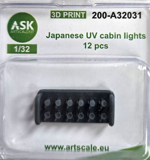 Art Scale Kit A32031 UV Cabin Lights Japan WWII - 12 pcs. 1/32 – image 2