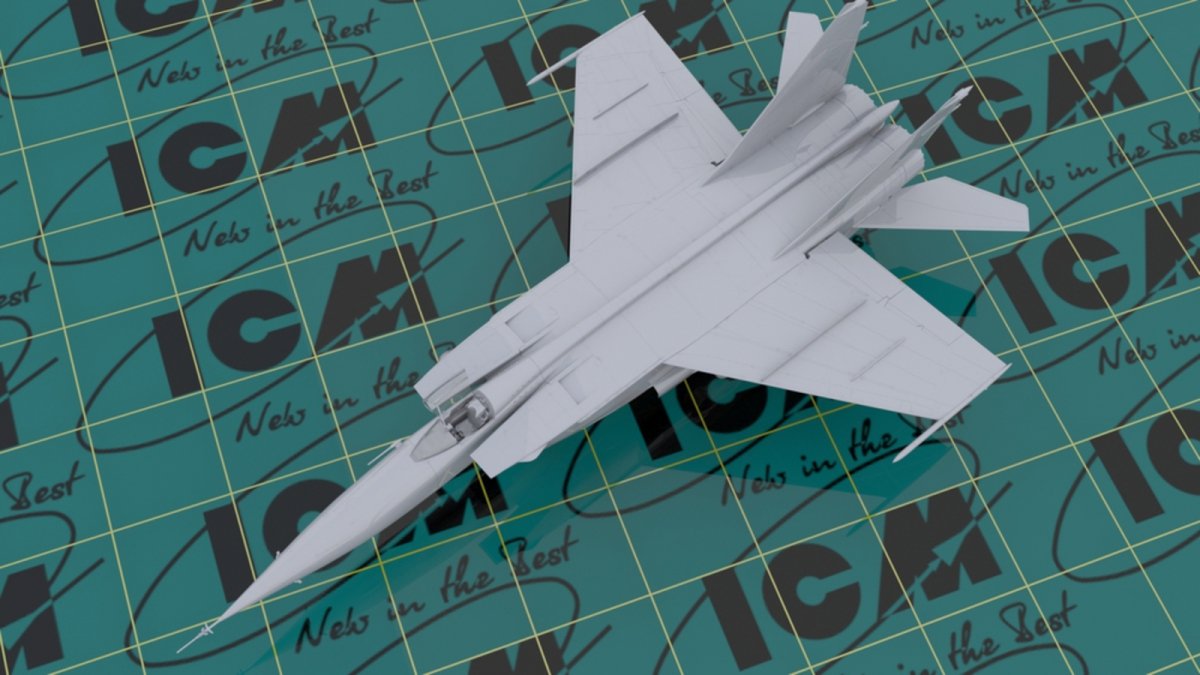 ICM 72172 MiG-25 RBT, Soviet Reconnaissance Plane 1/72 – zdjęcie 2