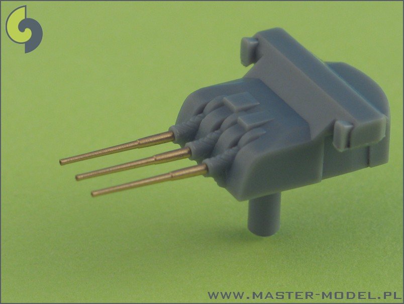 Master SM-700-006 IJN 15,5cm/60 (6.1in) 3rd Year Type barrels (12pcs) - Yamato, Musashi, Oyodo – zdjęcie 4
