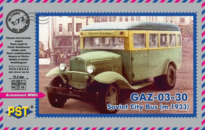 PST 72082 Soviet City Bus GAZ-03-30 (m.1933) 1/72