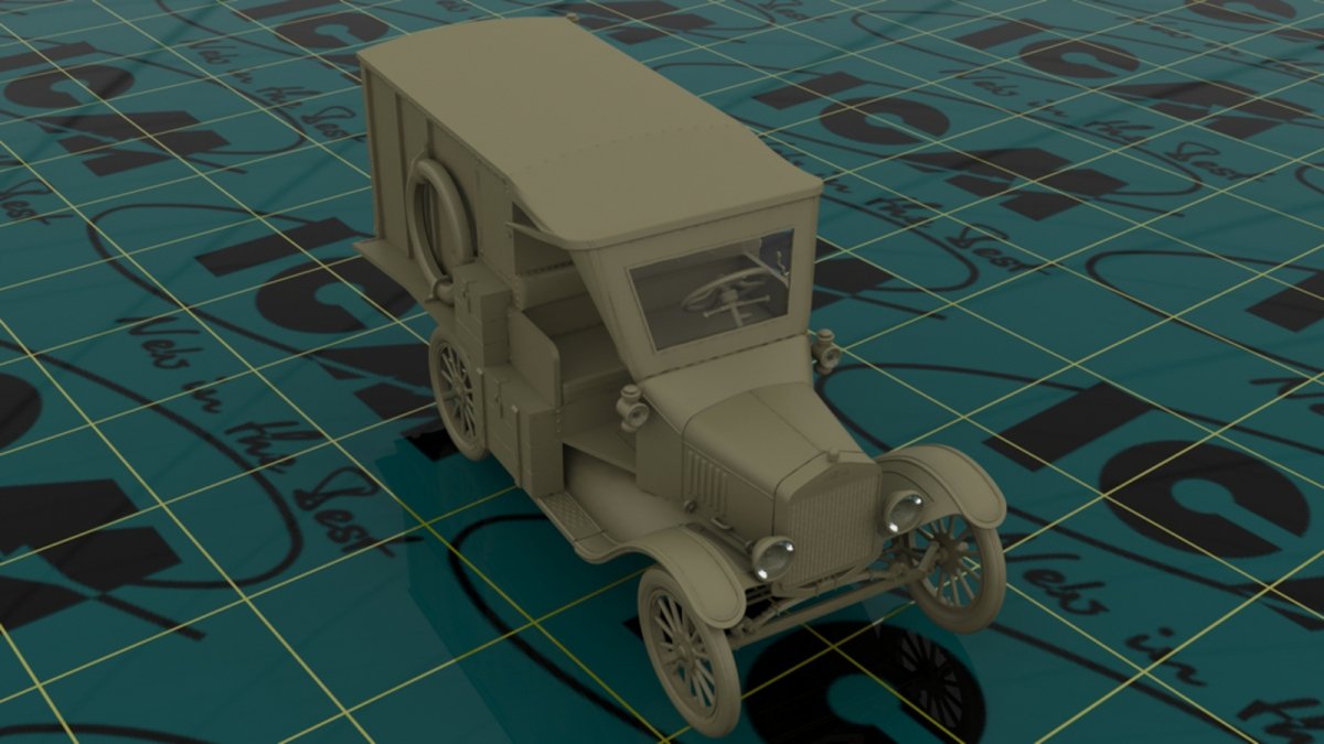 ICM 35662 Model T 1917 Ambulance with US Medical Personnel 1/35 – zdjęcie 2