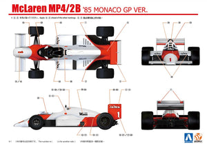 Aoshima 08191 Mclaren Mp4/2B &amp;#39;85 Monaco Gp 1/20 – image 3