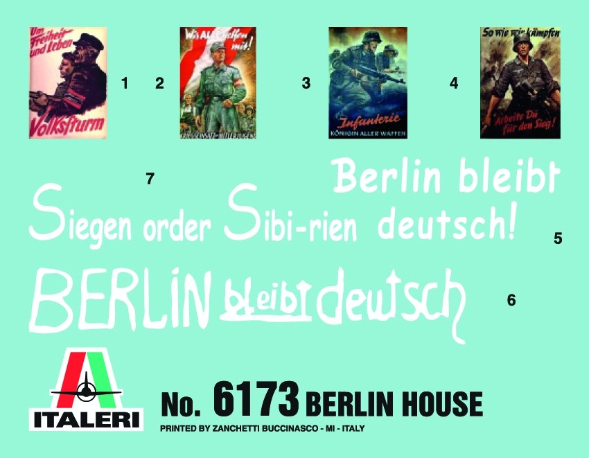 Italeri 6173 BERLIN HOUSE 1/72 – zdjęcie 6