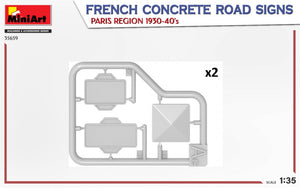 MiniArt 35659 FRENCH CONCRETE ROAD SIGNS. PARIS REGION 1930-40’s 1/35 – zdjęcie 4