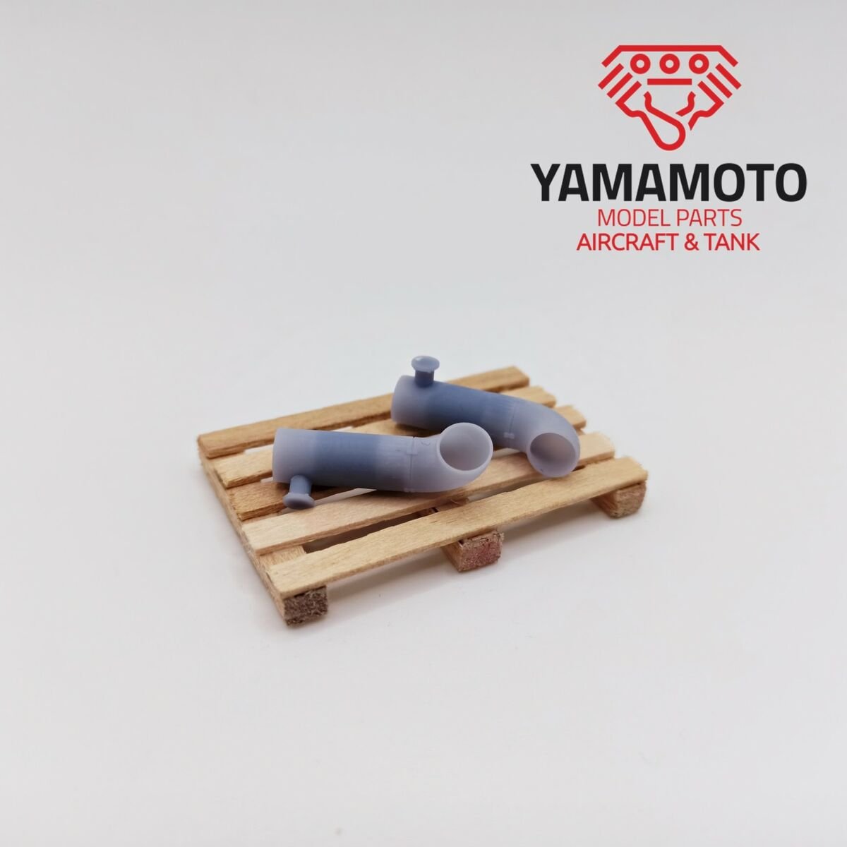 Yamamoto YMP3502 Zestaw tlumików Flammvernichter do Tiger II/E-50/E-75 Typ 1 1/35