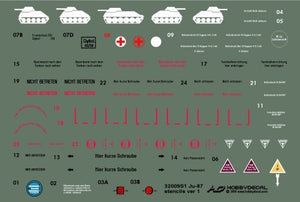 HobbyDecal ST32009V1 Ju-87 Stencils ver 1 1/32