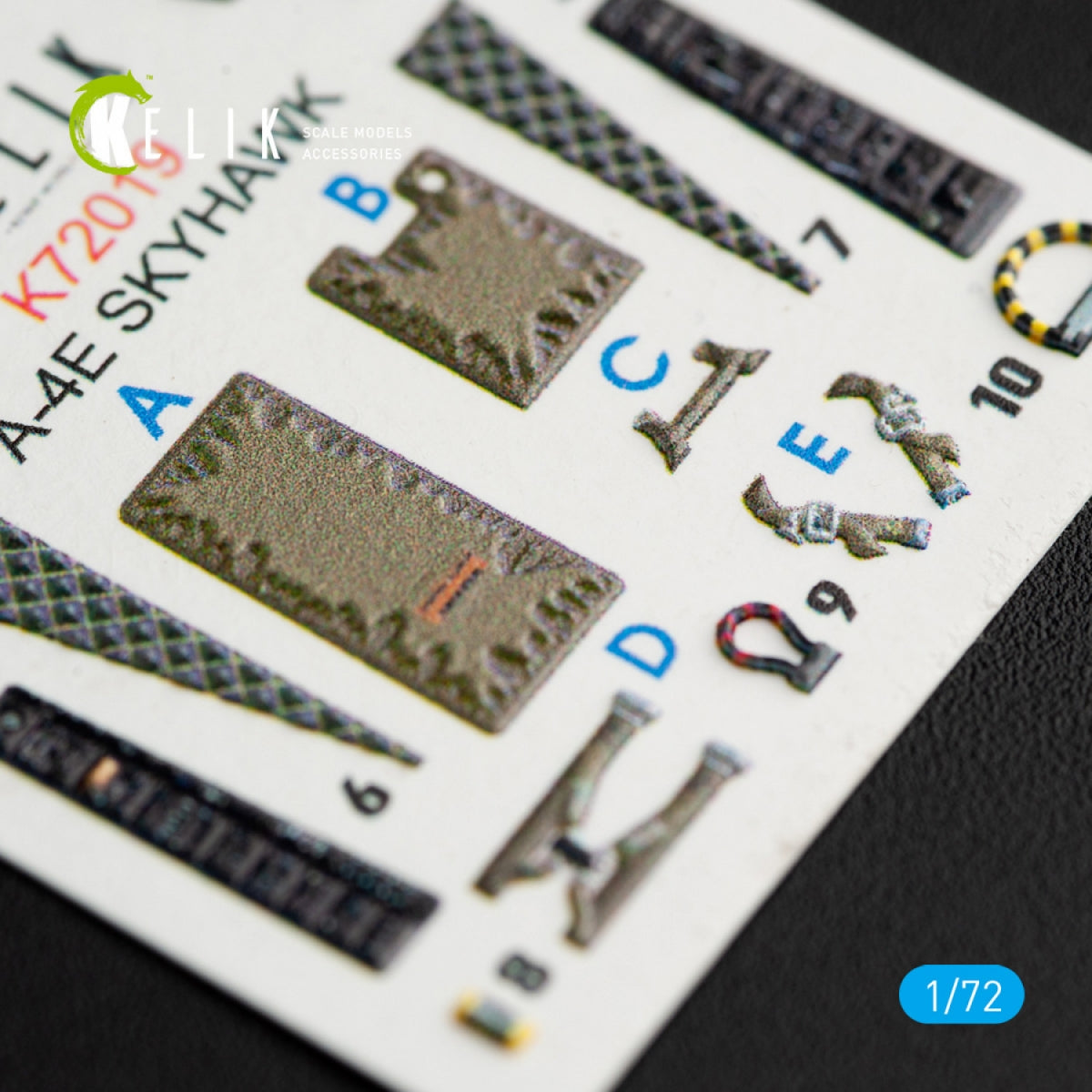 KELIK K72027 A-4(B,P) &amp;quot;SKYHAWK&amp;quot; INTERIOR 3D DECALS FOR AIRFIX KIT 1/72 – image 3