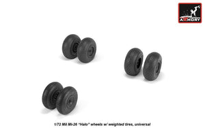 Armory Models AW72062 Mil Mi-26 Halo wheels w/ weighted tires 1/72 – zdjęcie 4