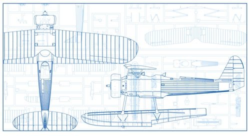 Hasegawa JT97 Nakajima E8N1 Type 95 Recon Seaplane Model 1 1/48 – zdjęcie 2