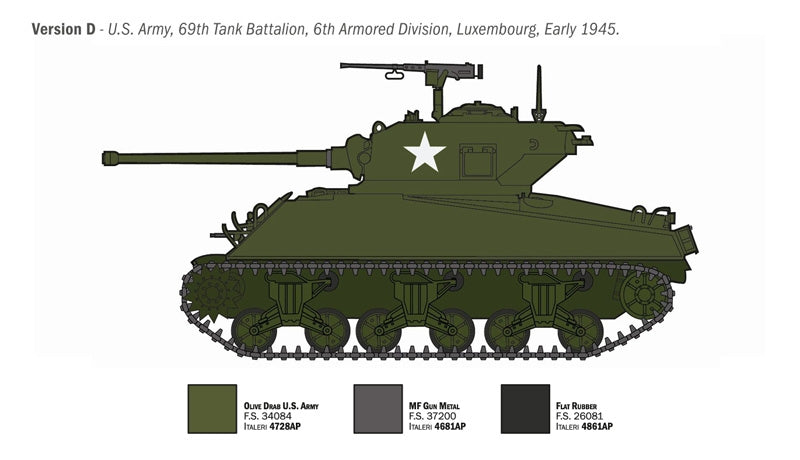 Italeri 96440 M4A3 76mm WET SHERMAN 1/35 – zdjęcie 6